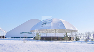 Тентовый конный манеж