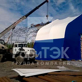 Hangar 21x18x10 for storage and repair of vehicles, Republic of Sakha-Yakutia.